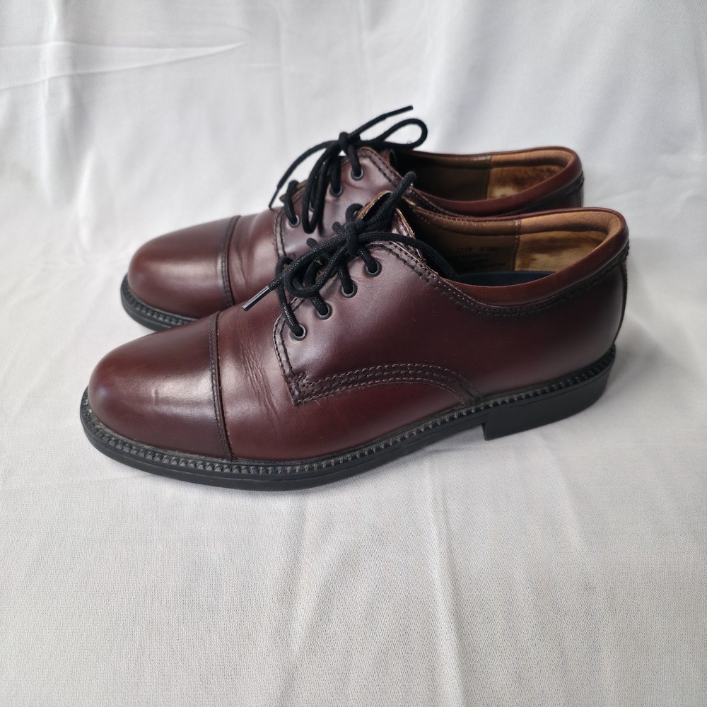 Dockers Men's Gordon Cap Toe 90-2219 Cordovan Oxford Leather Shoes Size 9.5M